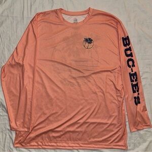 Buc-ee’s Men’s Fishing Shirt Peach Colored 3XL